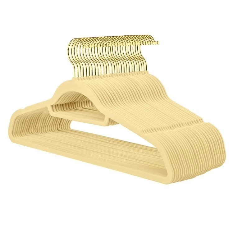 pack of velvet hangers Anti-slip velvet hanger